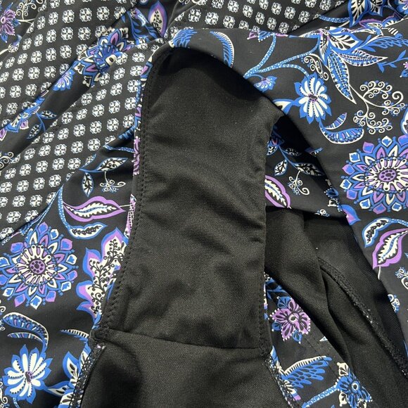 Swimsuits For All Womens Plus Size 26 Purple Blue One Piece Swimsuit Bathing - Picture 7 of 9